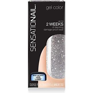 Sensationail Gel Color Nagellak - 71740 Silver Glitter
