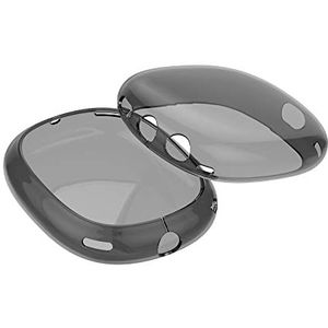 Headset Case Cover voor Air_Pods Max,Zachte TPU beschermhoes mouw,Hoofdtelefoon Protector Cover, Zwart, 10.5*8.6*2.5cm, Headset beschermhoes