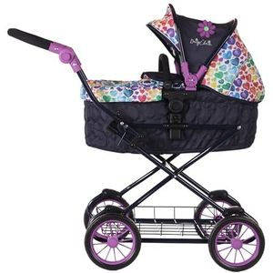 Daisy Chain Destiny reissysteem-poppenwagen - Voor kinderen van 5 tot 9 jaar. (Rainbow Hearts)