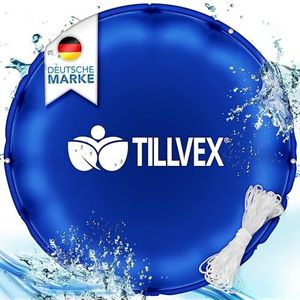 tillvex® Zwembadkussen winter XXL, luchtkussen incl. reparatieset, winterkussen met veiligheidsventiel, zwembadkussen, dubbele naad, 400 cm, blauw