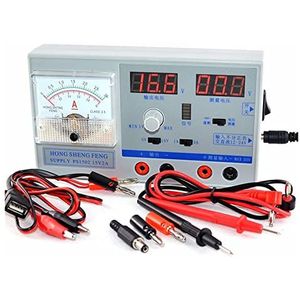 DC Bench Power Supply Variable, PS1502 Mini Dc Voeding Verstelbaar Digitaal Gereglementeerd Power 15V 2A Dual Display for alle reparatie van mobiele telefoon lichtgewicht, draagbaar en compact in ontw