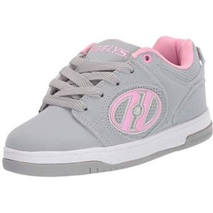 Heelys Girls' Voyager Tennis Shoe Grey/Light Pink 6 M US Big Kid