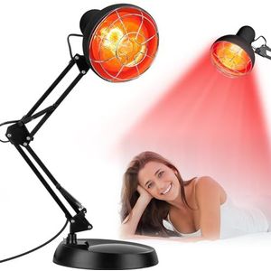Cozion - Infraroodlamp - Rood - 150 W - Instelbare Temperatuur met Timer