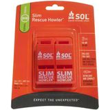 SOL Slim Rescue HOWLER Set van 2 SIFFLET, 100 DB, uniseks, volwassenen, oranje