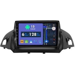 RoverOne Autoradio GPS voor Ford Kuga Escape 2013 2014 2015 2016 2017 Carplay Android Auto Stereo Hoofdeenheid Bluetooth WiFi Radio Speler Sat Navigatie
