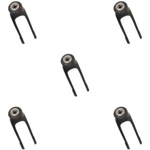 5 Set Duurzaam Rolstoel Vervanging Vorken Universele Voor De Meeste Rolstoelen PVC Verdikte ABS Rolstoel Caster Vorken Voorvork 6 inch