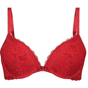 Voorgevormde push-up beugel bh Maya Rood C75