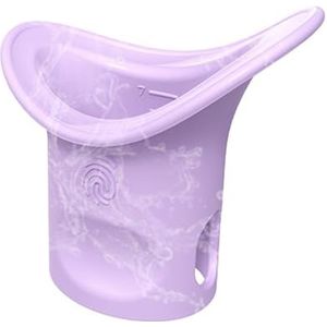 Oogwasbeker, siliconen materiaal oogspoelbeker, nauwkeurige bescherming oogverzorgingsaccessoires, draagbaar oogverzorgingsgereedschap, efficiënte oogverzorging oogspoelbeker voor ouderen vrouwen