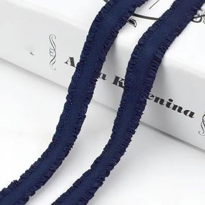 10/20 meter 13,0 mm kleurrijke elastische banden dubbel rubberen lint voor kleding beha ondergoed singels DIY kledingstuk naaien accessoires-NavyBlue-13,0 mm-20 meter