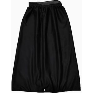 Aanpasbare urinemonster Wasbare, waterdichte en herbruikbare incontinentie-bedrok for volwassenen, veelkleurig, meerdere maten(Black,XX-Large)