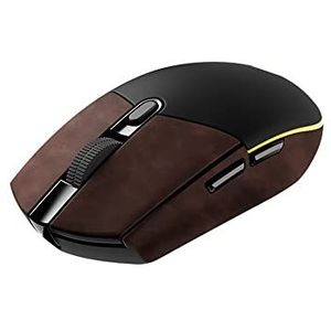 Anti-slip tape voor Logitech G102, ultradunne comfortabele grip tape muis zweetbestendige pads, muiszijde antislip stickers (bruin)