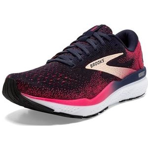 Brooks Ghost 16 sneakers voor dames, 36,5 EU, Peacoat Raspberry Apricot, 36.5 EU