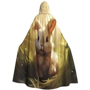 DURAGS Schattig konijntje modieus cosplay kostuum mantel - unisex vampier cape voor Halloween & rollenspel evenementen
