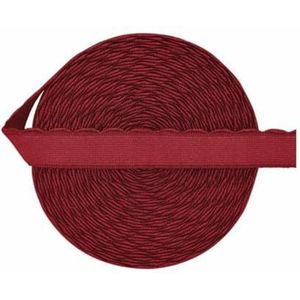 Pluche BH-band Elastische band 3/8 1/2 5/8 10mm 15mm Nylon Schouderband Lingerie Ondergoed Naaiwerk Afwerking 2 5 10 Yard-Scarlet-15mm-5 Yards