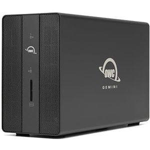 OWC - Gemini Thunderbolt Dock - Extern - Zwart - Dual-Bay RAID