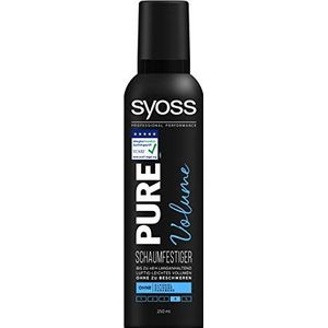 Syoss - Schuimvaste Pure Volume - Styling Mousse - Houdgraad 3 - 250 ml