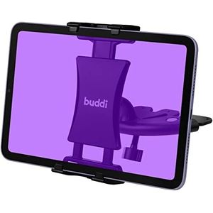 Buddi Universele CD-Speler Auto Houder voor Telefoon, Tablet en iPad - Autohouder met Sleuf Houder - CD Slot Tablethouder - 360 Graden Draaibaar