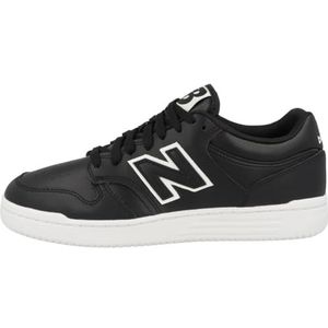 New Balance Men's BB480 V1 Sneaker, Black/White, 8