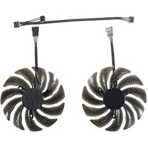 88MM T129215SU PLD09210S12HH 12V 4-pins koelventilator voor Gigabyte voor GeForce voor GTX 1060 1070 GTX1060 GTX1070 grafische kaartkoelerventilator(SET FAN)