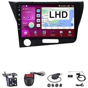 Android Double Din Car Stereo 9 Inch Touchscreen Autoradio Autotoebehoren Multimedia Stuurwielbediening met Navigatie Plug And Play Voor Honda CRZ CR-Z 2010-2016 (Size : M100S WIFI 1G+16G)