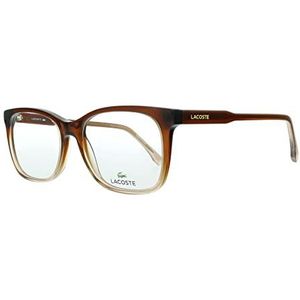 Lacoste L2870 210 Bruine Gradiënt Gewijzigde Rechthoek Brillen voor vrouwen