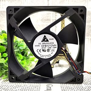 3-leaf EFB1212VH 120mm 12025 12V 0.58A 4-wire pwm computer cpu case cooling fan