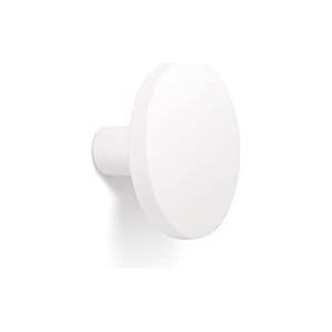 Gedotec COMO Meubelknop antiek | Kastknop mat wit | metalen deurknop rond | ladeknop Ø 41 mm | Commodeknop keukenkasten & deuren | 4 stuks - meubelknop met schroeven
