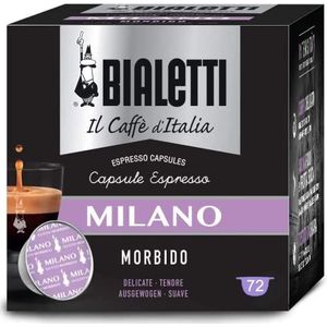 Bialetti Milano Gusto Delico Mokespresso 72 originele capsules