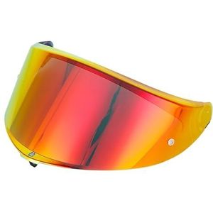 Motorhelm vizier lens, Helmvizier, helmvizier Helmvizier Vervanging for AGV K6 K6S Full Face Helm Schild Motorhelm Lens Rood(Rood)(Red)