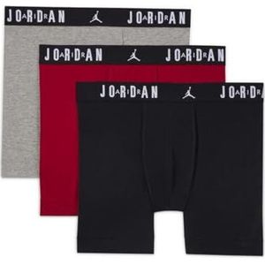 Nike - Flight - Boxershorts - Rood/Zwart - Katoen - 3-Pak