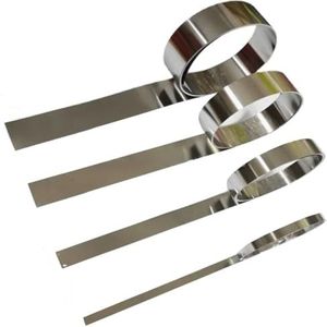 RVS folie rol, 1 stuk Breedte 15 mm / 25 Plaat Dunne plaatdikte 0,05,2,3,4,5(0.2x15x1000mm)
