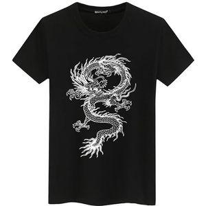 DrakenT-shirts voor heren, snelle dring, nieuwigheid, T-shirts, casual, zomer, ronde hals, korte mouwen, heren T-shirts, 3#, 6XL