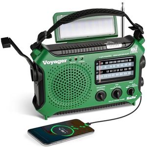 Kaito Electronics KA500 Draagbare analoge radio (draagbaar, analoog, AM, FM, SO, 87-108 MHz, 520-1710 kHz, 3200-22000 kHz)