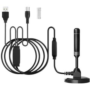4K HD 36DBI TV-antenne Digitale HDTV Versterkt 3600 Mijl Bereik Binnen En Buiten Met Magnetische Voet Bredere dekking(36DBI)