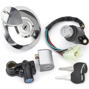 Contact Sleutelschakelaar Voor CBT125 Brandstoftankdop Contactslot Stoelvergrendeling Sleutelset