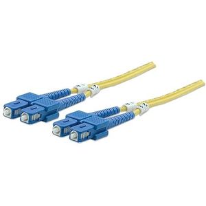 intellinet 470612 glasvezel LWL glasvezel kabel""duplex SC/SC (9/125) OS2"" 2m geel