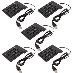 Bedraad Numeriek Toetsenblok, Numeriek Toetsenblok met 18 Toetsen, Stil Typen voor Bank (5 stuks)