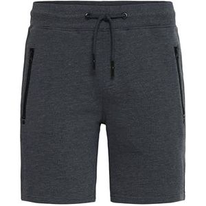 Solid - SDTaras - Korte Broek - Donkergrijs - Katoenmix - Regular Fit