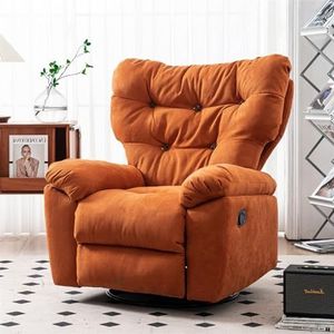 Living Room Chairs Moderne eenvoudige woonkamer fauteuil bank huishoudelijke vrijetijdsstoel comfortabele computerstoel kan achterover leunen elektrische multifunctionele schommelstoel for woonkamer s