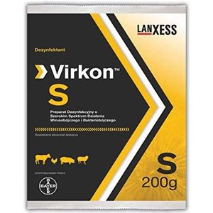 Virkon S 200 g wirkt gegen Bakterien Viren Hygiene Desinfektion Biosicherheit Disinfectant biologischen Gefahren