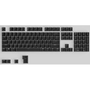 104 aangepaste ABS-keycaps voor mechanische toetsenborden, compatibel met Koreaans, Frans, Spaans, Duits, Russisch, RGB, backlight-opties, Duits zwart