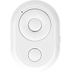 Bluetooth-Afstandsbediening Page Turner, Fingertip Page Turner Telefooncamera Video-opname Afstandsbediening voor Smartphones Tablets, Ondersteuning voor Korte Video-app (Wit)