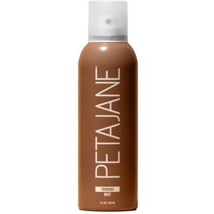 Peta Jane Natuurlijke zonloze bruiningsmist 7 oz - organisch afgeleide zelfbruiner spray, lichtgewicht en niet-plakkerig, streepvrije gloed, voor alle huidtypes, veganistisch en dierproefvrij