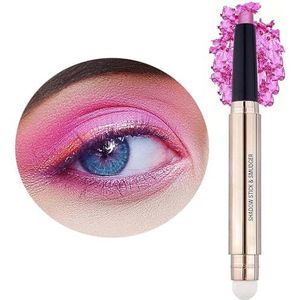 Metiplou Eyeliner met zachte glitter in crème, roze, oogschaduw, mat, zacht, hypoallergeen, waterbestendig, langdurig, 13 roze glans, 1 stuk