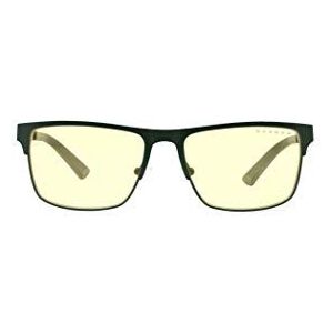 GUNNAR Gaming en computerbril | Model: Pendleton, Montuur Kleur: Moss, Glas Tint: Amber (Blokkeert 65% Blauw licht & 100% UV) | Gepatenteerde blauw licht filterende glazen