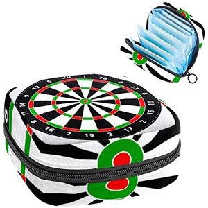 Opbergtas voor maandverband Pads, Menstruatie Cup Pouch, Periode Bag Organizer voor vrouwelijke Pads Tampons, Dart Board