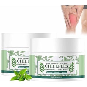 Chill Flex Instant Cooling Relief Cream,2025 New 3.52oz Instant Cooling Relief Cream,Cool Soothing Ointment,Menthol Gel for Relieving Tension,Fatigue and Soreness