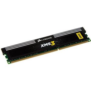 Corsair CMX4GX3M1A1333C9 XMS3 4 GB (1x4 GB) DDR3 1333 Mhz CL9 Prestaties Desktop-geheugenmodule