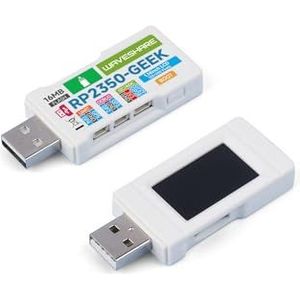 Waveshare RP2350 GEEK Dev Board: Single-Board Computer met RP2350 Microcontroller, 1.14 ""LCD, USB, I2C, TF-kaartsleuf, open-source firmware