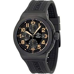 Zeno-Horloge Heren Horloge - Raid Titan Chrono zwart-oranje - 6454TVD-bk-a15